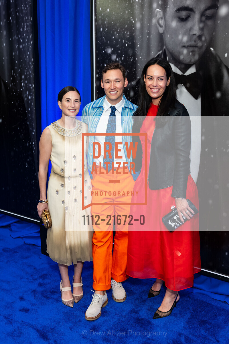 Sandra Shorenstein, Max Obata, Chelsea Maughan Kohler, SFMOMA's Art Bash 2024, SFMOMA Wattis Theater. 151 3rd St, SF, CA 94103 US, Photo #1112-21672-0 Sandra Shorenstein, Max Obata, Chelsea Maughan Kohler, Photo #1112-21672-0