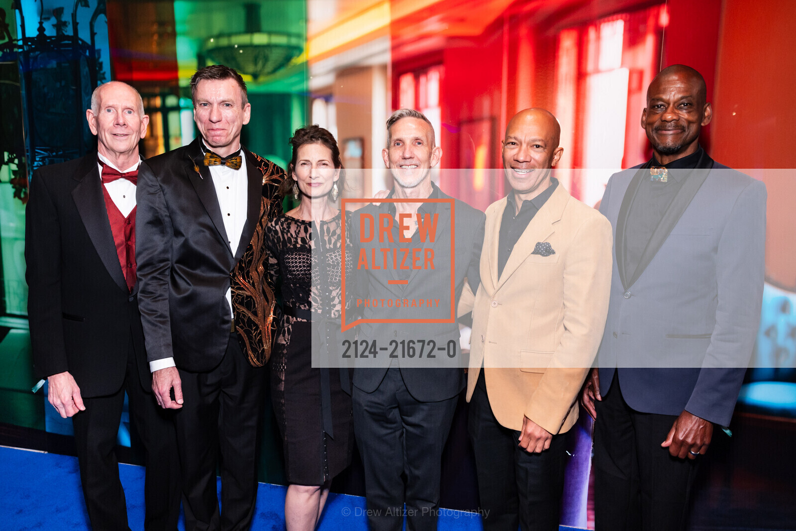 Wally Bowman, Russ Haka, Julie Jeremiah, Chris Clark, Ken McNeely, Lonnie Payne, SFMOMA's Art Bash 2024, SFMOMA Wattis Theater. 151 3rd St, SF, CA 94103 US, Photo #2124-21672-0 Wally Bowman, Russ Haka, Julie Jeremiah, Chris Clark, Ken McNeely, Lonnie Payne, Photo #2124-21672-0