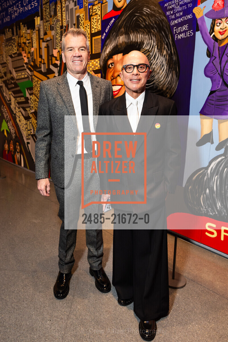 Gary Steele, Stephen Rice, SFMOMA's Art Bash 2024, SFMOMA Wattis Theater. 151 3rd St, SF, CA 94103 US, Photo #2485-21672-0 Gary Steele, Stephen Rice, Photo #2485-21672-0