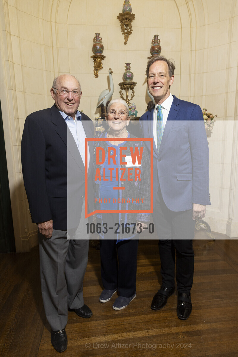 Joseph Hirsch, Bette Hirsch, Jake Heggie, Opera Paralelle Reception 2024, Private Residence, April 24th, 2024, Photo #1063-21673-0 Joseph Hirsch, Bette Hirsch, Jake Heggie, Photo #1063-21673-0