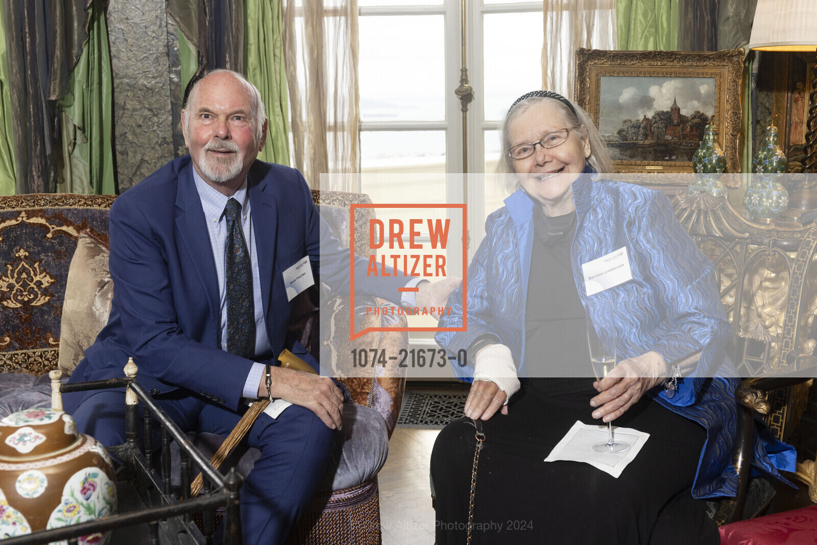 Steven Fletcher, Bernice Lindstrom, Opera Paralelle Reception 2024, Private Residence, April 24th, 2024, Photo #1074-21673-0 Steven Fletcher, Bernice Lindstrom, Photo #1074-21673-0