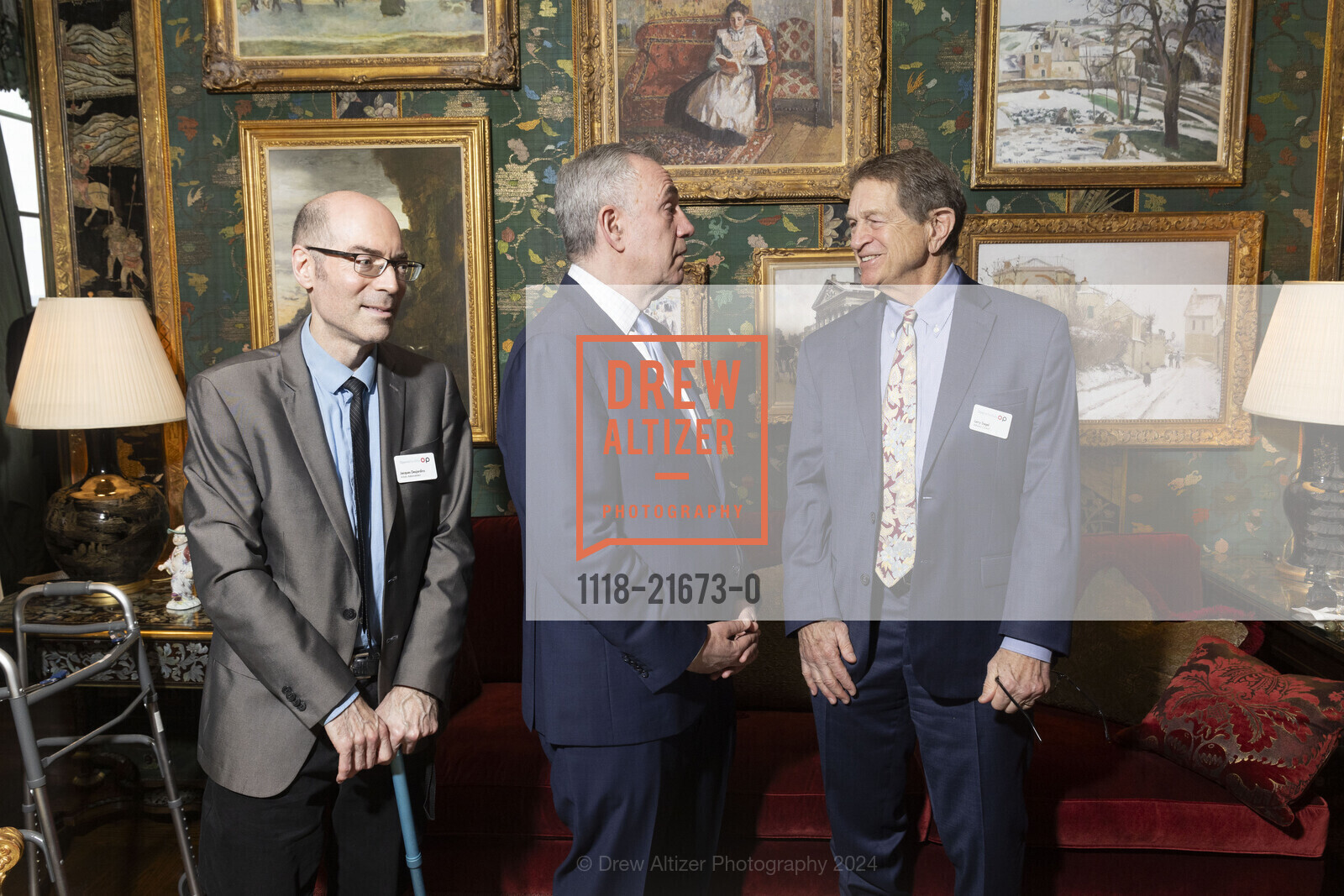 Jacques Desjardins, Jerome C. Roth, Larry Siegel, Photo #1118-21673-0