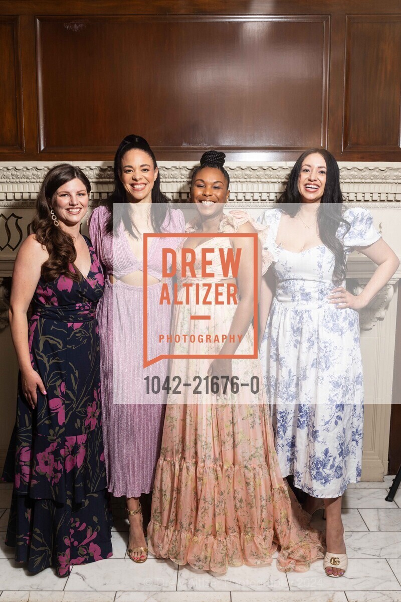 Laura Gillan, Hannah Diop, Jasmine McDonald, Erika Wilhelm, Breast Cancer Prevention Partners' LUMINARY GALA, The Julia Morgan Ballroom. 465 California St, SF, CA 94104 US, April 25th, 2024, Photo #1042-21676-0 Laura Gillan, Hannah Diop, Jasmine McDonald, Erika Wilhelm, Photo #1042-21676-0