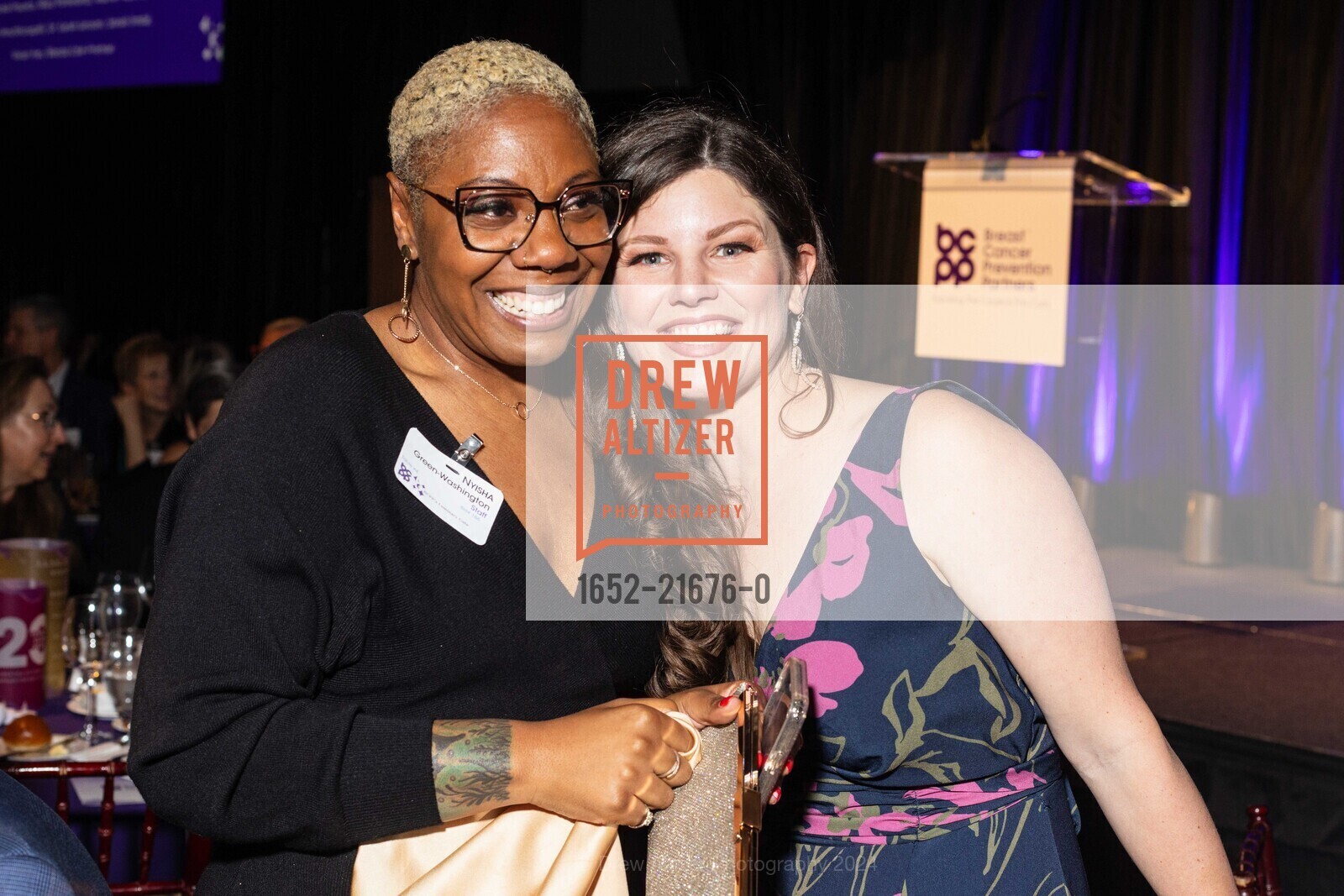 Nyisha Green-Washington, Laura Gillan, Breast Cancer Prevention Partners' LUMINARY GALA, The Julia Morgan Ballroom. 465 California St, SF, CA 94104 US, April 25th, 2024, Photo #1652-21676-0 Nyisha Green-Washington, Laura Gillan, Photo #1652-21676-0