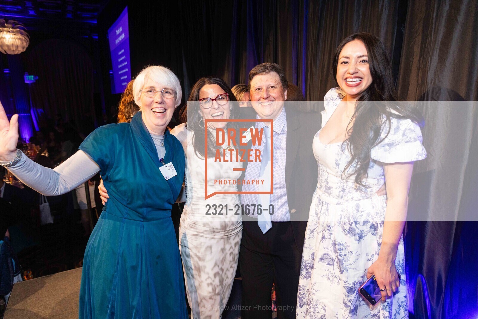 Lisette van Vliet, Julie Pofsky, Nancy Buermeyer, Erika Wilhelm, Breast Cancer Prevention Partners' LUMINARY GALA, The Julia Morgan Ballroom. 465 California St, SF, CA 94104 US, April 25th, 2024, Photo #2321-21676-0 Lisette van Vliet, Julie Pofsky, Nancy Buermeyer, Erika Wilhelm, Photo #2321-21676-0