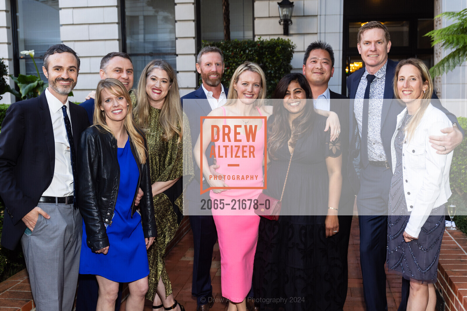 Mike Elizondo, Stacy Elizondo, Tom Perro, Kelly King, Tom Carroll, Siobhan McHugh, Singeeta Lam, Marcus Lam, Eamon Foley, Margie Pedder, SFCASA's Fostering Change Gala: ROOTED IN HOPE, The Ritz-Carlton. 600 Stockton St, SF, CA 94108 US, April 26th, 2024, Photo #2065-21678-0 Mike Elizondo, Stacy Elizondo, Tom Perro, Kelly King, Tom Carroll, Siobhan McHugh, Singeeta Lam, Marcus Lam, Eamon Foley, Margie Pedder, Photo #2065-21678-0