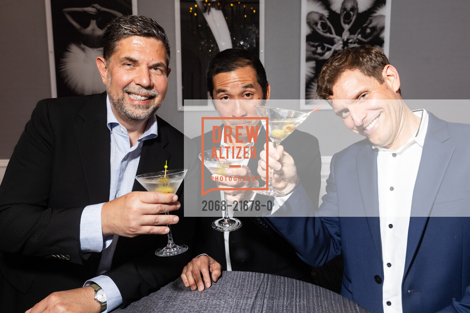 Tom Santosusso, Clement Wang, Brian Gregg, SFCASA's Fostering Change Gala: ROOTED IN HOPE, The Ritz-Carlton. 600 Stockton St, SF, CA 94108 US, April 26th, 2024, Photo #2068-21678-0 Tom Santosusso, Clement Wang, Brian Gregg, Photo #2068-21678-0