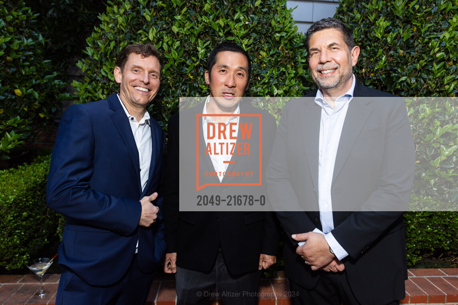 Brian Gregg, Clement Wang, Tom Santosusso, SFCASA's Fostering Change Gala: ROOTED IN HOPE, The Ritz-Carlton. 600 Stockton St, SF, CA 94108 US, April 26th, 2024, Photo #2049-21678-0 Brian Gregg, Clement Wang, Tom Santosusso, Photo #2049-21678-0