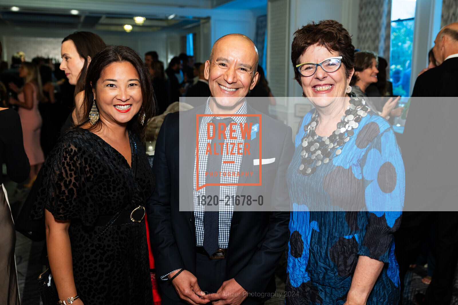 Liz Sullivan, Gerardo Rodriguez, Kate Durham, SFCASA's Fostering Change Gala: ROOTED IN HOPE, The Ritz-Carlton. 600 Stockton St, SF, CA 94108 US, April 26th, 2024, Photo #1820-21678-0 Liz Sullivan, Gerardo Rodriguez, Kate Durham, Photo #1820-21678-0