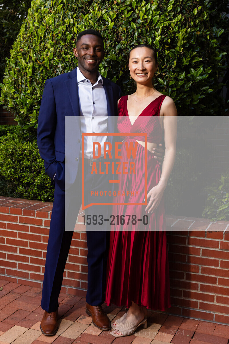 Mason Williams, Alicia Qiu, SFCASA's Fostering Change Gala: ROOTED IN HOPE, The Ritz-Carlton. 600 Stockton St, SF, CA 94108 US, April 26th, 2024, Photo #1593-21678-0 Mason Williams, Alicia Qiu, Photo #1593-21678-0