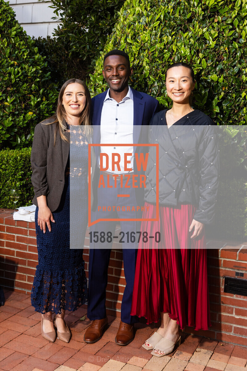 Luna Robledo, Mason Williams, Alicia Qiu, SFCASA's Fostering Change Gala: ROOTED IN HOPE, The Ritz-Carlton. 600 Stockton St, SF, CA 94108 US, April 26th, 2024, Photo #1588-21678-0 Luna Robledo, Mason Williams, Alicia Qiu, Photo #1588-21678-0
