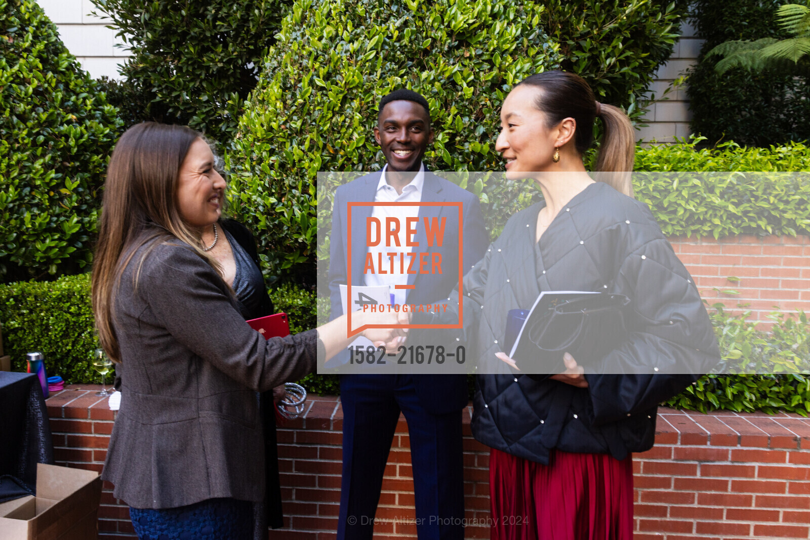 Luna Robledo, Mason Williams, Alicia Qiu, SFCASA's Fostering Change Gala: ROOTED IN HOPE, The Ritz-Carlton. 600 Stockton St, SF, CA 94108 US, April 26th, 2024, Photo #1582-21678-0 Luna Robledo, Mason Williams, Alicia Qiu, Photo #1582-21678-0