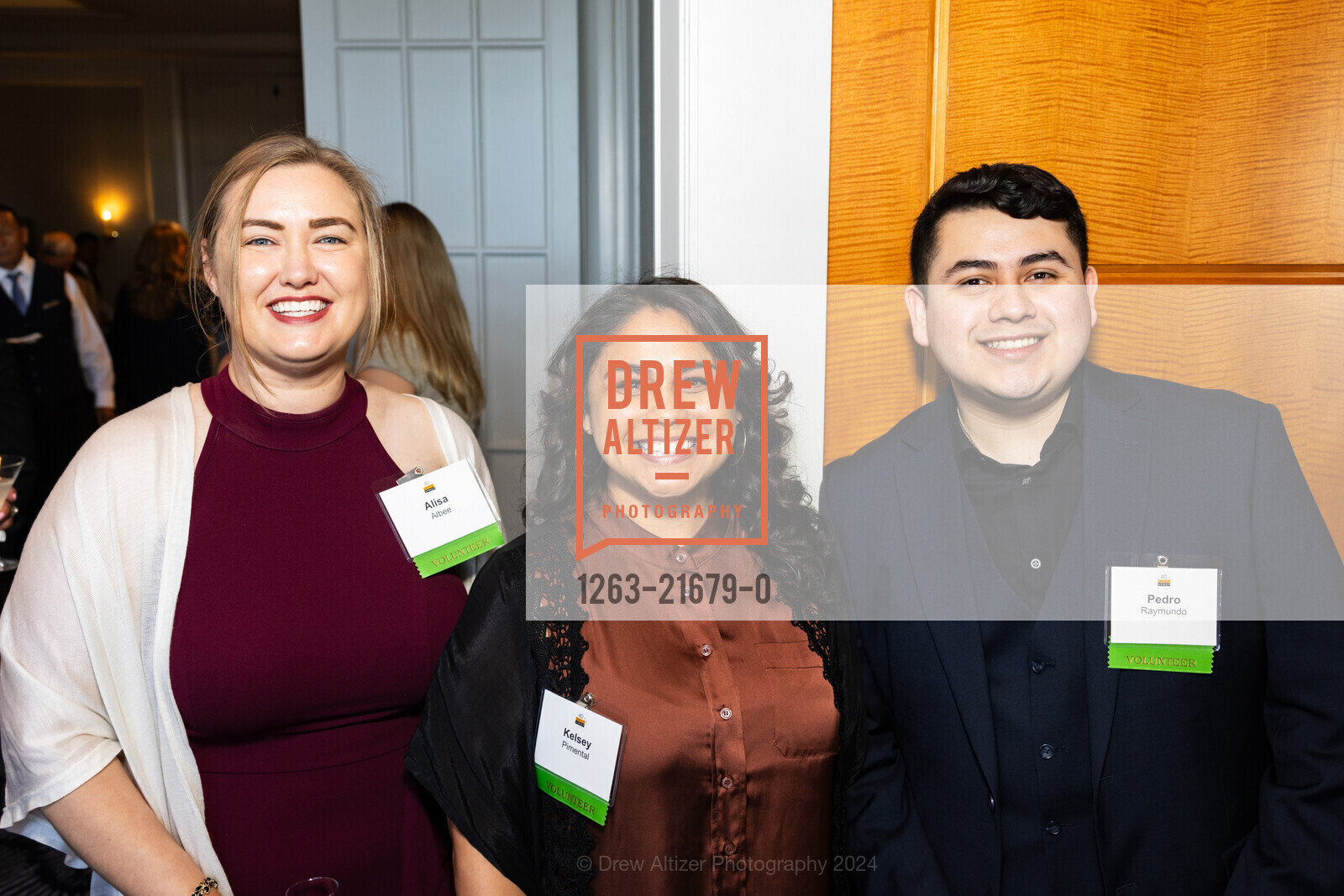 Alisa Albee, Kelsey Pimental, Pedro Raymundo, Larkin Street Youth's 40th Anniversary Gala PAVING THE WAY 2024, Four Seasons Hotel San Francisco, April 26th, 2024, Photo #1263-21679-0 Alisa Albee, Kelsey Pimental, Pedro Raymundo, Photo #1263-21679-0