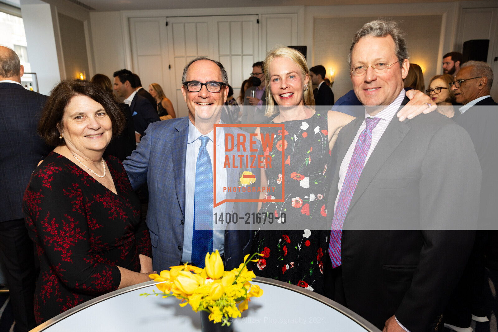 Julie McInerney, Tom McInerney, Cecily Cameron, Derek Schrier, Larkin Street Youth's 40th Anniversary Gala PAVING THE WAY 2024, Four Seasons Hotel San Francisco, April 26th, 2024, Photo #1400-21679-0 Julie McInerney, Tom McInerney, Cecily Cameron, Derek Schrier, Photo #1400-21679-0
