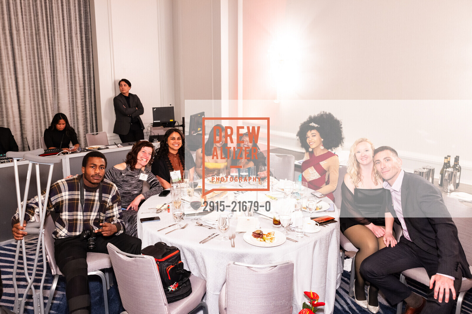 Krista DeNio, Kelsey Pimental, Shania Shaw, Maiyah Campbell, Averaii Dirks, Sierra Storm, Chris Black, Larkin Street Youth's 40th Anniversary Gala PAVING THE WAY 2024, Four Seasons Hotel San Francisco, April 26th, 2024, Photo #2915-21679-0 Krista DeNio, Kelsey Pimental, Shania Shaw, Maiyah Campbell, Averaii Dirks, Sierra Storm, Chris Black, Photo #2915-21679-0