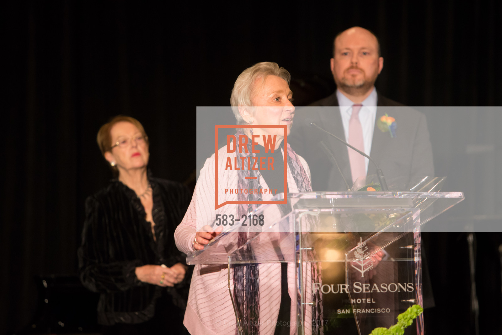 Patricia Lee, Christopher Borg, Ruth Felt, A Salute to the Joy of Making Music: Community Music Center's Spring Gala, Four Seasons Hotel San Francisco. 757 Market St, San Francisco, CA 94103, May 8th, 2017, Photo #583-2168 Patricia Lee, Christopher Borg, Ruth Felt, Photo #583-2168