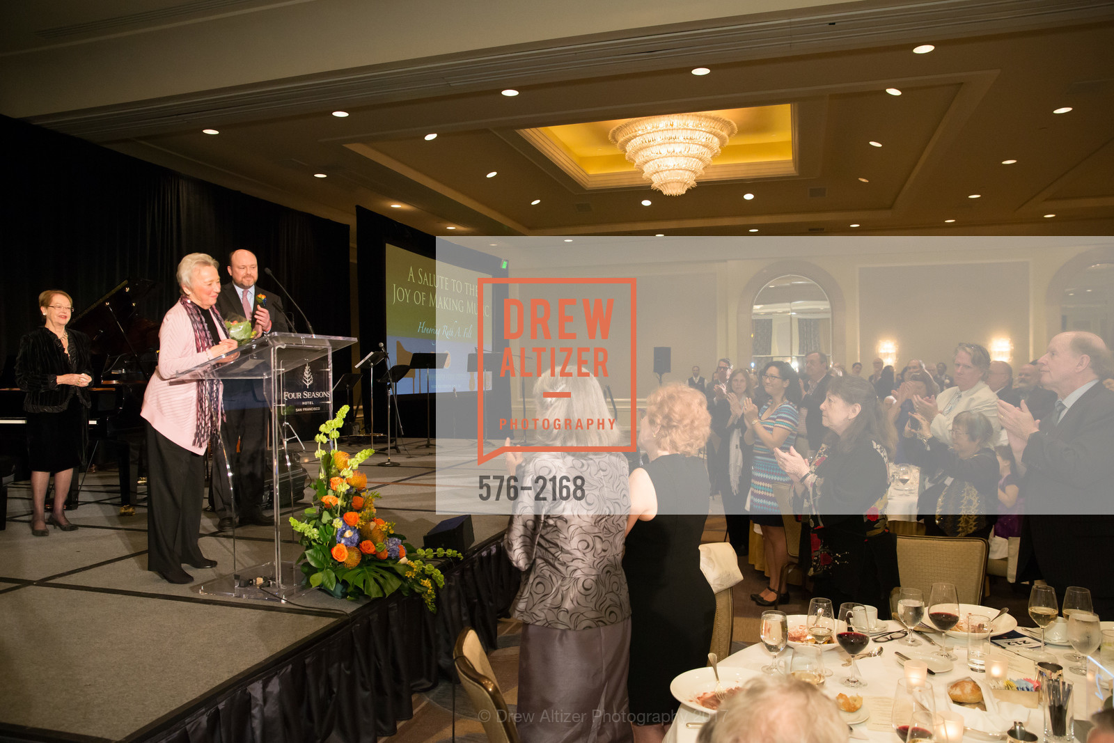 Christopher Borg, Ruth Felt, A Salute to the Joy of Making Music: Community Music Center's Spring Gala, Four Seasons Hotel San Francisco. 757 Market St, San Francisco, CA 94103, May 8th, 2017, Photo #576-2168 Christopher Borg, Ruth Felt, Photo #576-2168