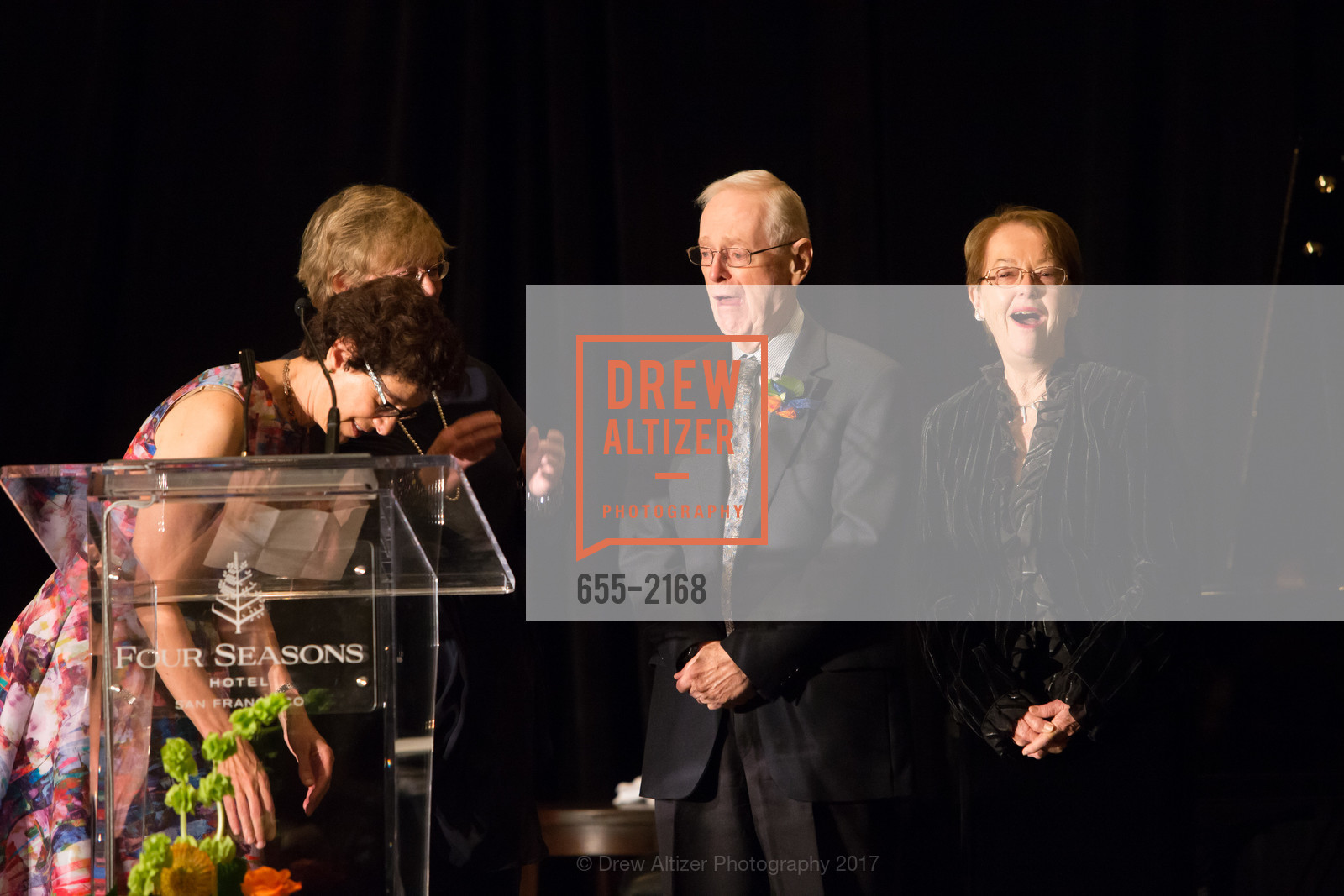 Barbara Kosnar, Elizabeth Lee, Richard Lee, Patricia Lee, A Salute to the Joy of Making Music: Community Music Center's Spring Gala, Four Seasons Hotel San Francisco. 757 Market St, San Francisco, CA 94103, May 8th, 2017, Photo #655-2168 Barbara Kosnar, Elizabeth Lee, Richard Lee, Patricia Lee, Photo #655-2168