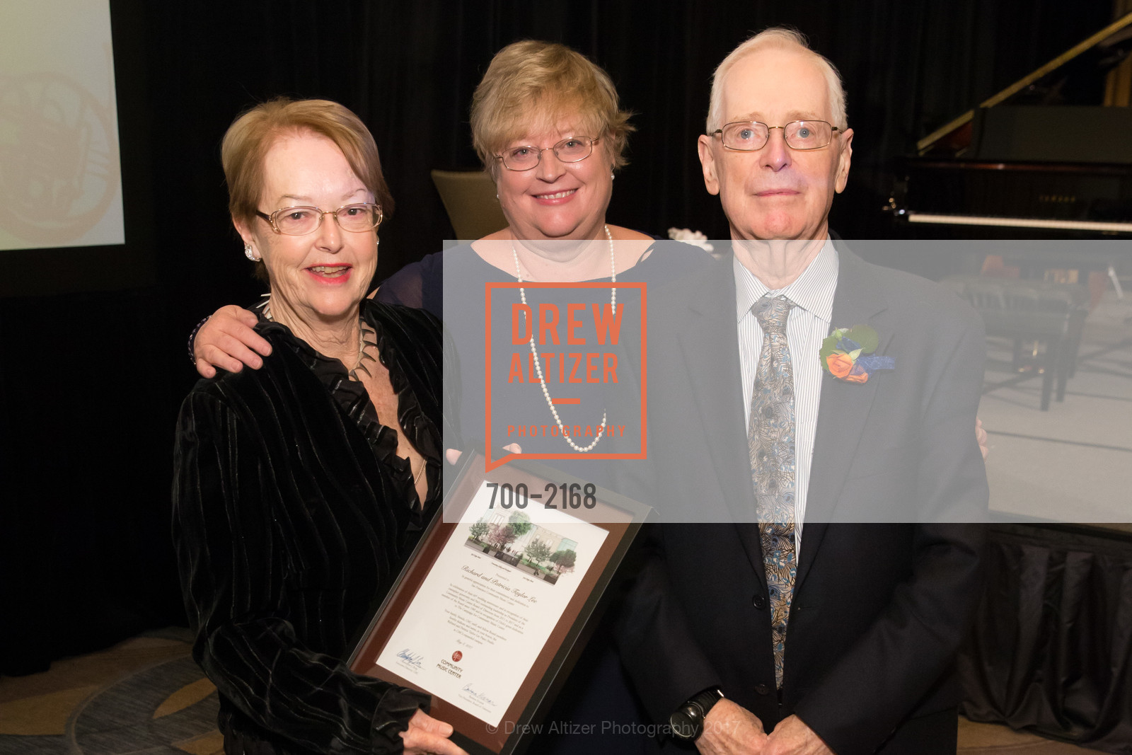 Patricia Lee, Elizabeth Lee, Richard Lee, A Salute to the Joy of Making Music: Community Music Center's Spring Gala, Four Seasons Hotel San Francisco. 757 Market St, San Francisco, CA 94103, May 8th, 2017, Photo #700-2168 Patricia Lee, Elizabeth Lee, Richard Lee, Photo #700-2168