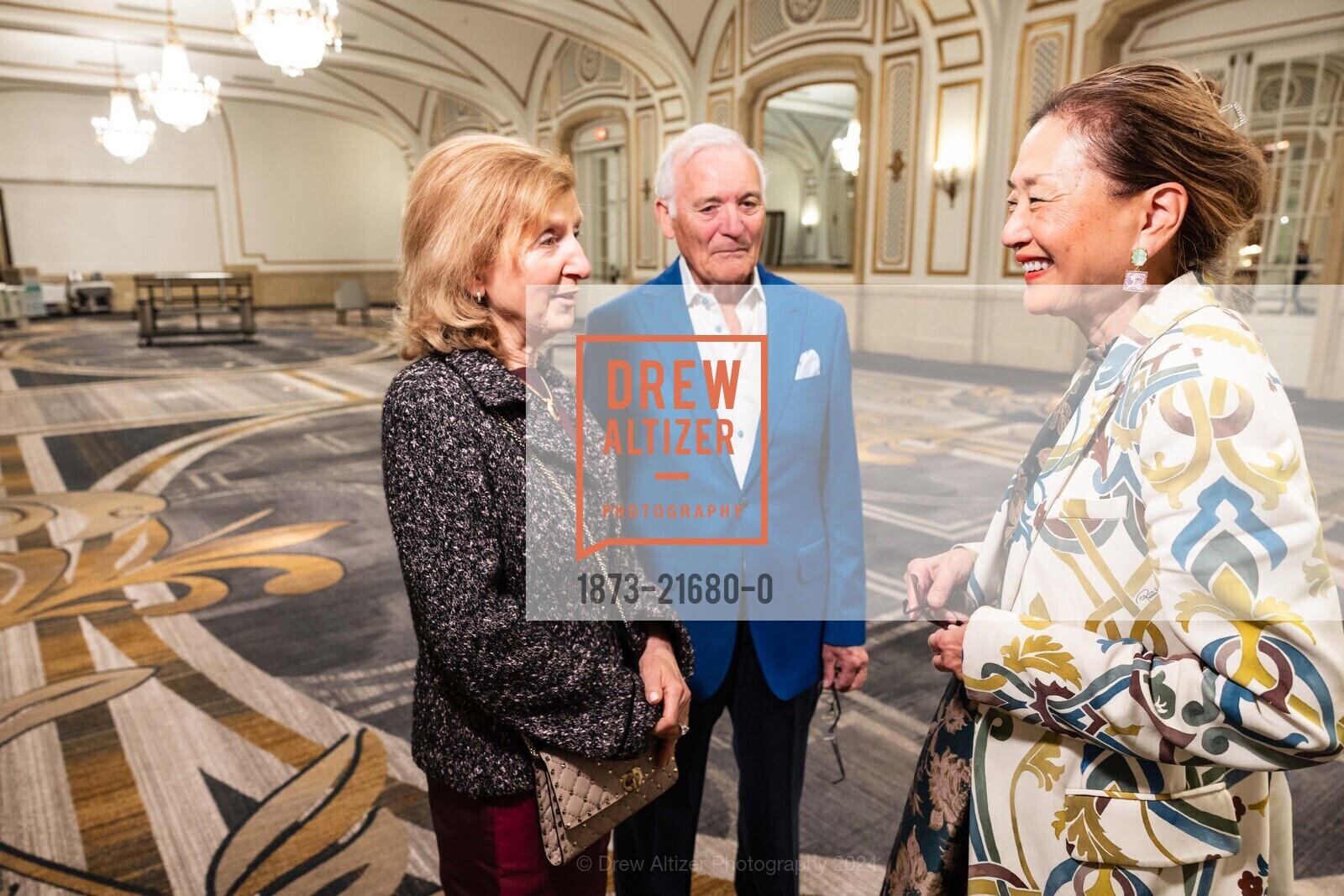Rita Castellucci, Antonio Castellucci, Olivia Hsu Decker, Festival Napa Valley's Olivia Decker Power of Music Series - Vitamin String Quartet at Palace Hotel San Francisco, Palace Hotel, a Luxury Collection Hotel, San Francisco. 2 New Montgomery St, SF, CA 94105 US, April 27th, 2024, Photo #1873-21680-0 Rita Castellucci, Antonio Castellucci, Olivia Hsu Decker, Photo #1873-21680-0