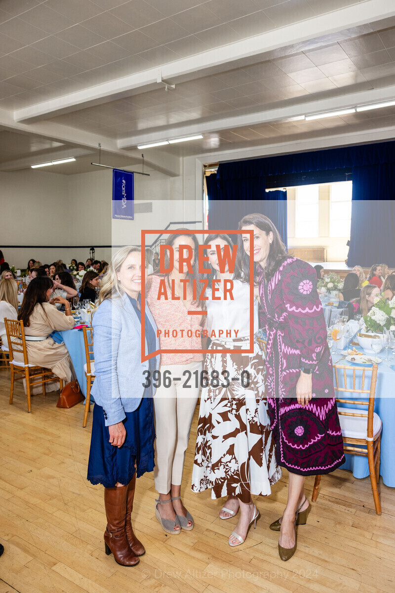 Margaux Kelly, Lucila Nolan, Martine Darwish, Sarah Heck, Children of Shelters Spring Luncheon 2024, Mission Dolores Academy, May 1st, 2024, Photo #396-21683-0 Margaux Kelly, Lucila Nolan, Martine Darwish, Sarah Heck, Photo #396-21683-0
