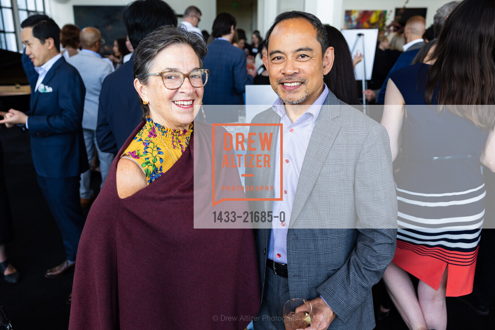 Kathleen Ferris, Robert Aguirre, Enterprise for Youth Heroes at Work 2024, Terra Gallery & Event Venue. 511 Harrison St, SF, CA 94105 US, May 1st, 2024, Photo #1433-21685-0 Kathleen Ferris, Robert Aguirre, Photo #1433-21685-0