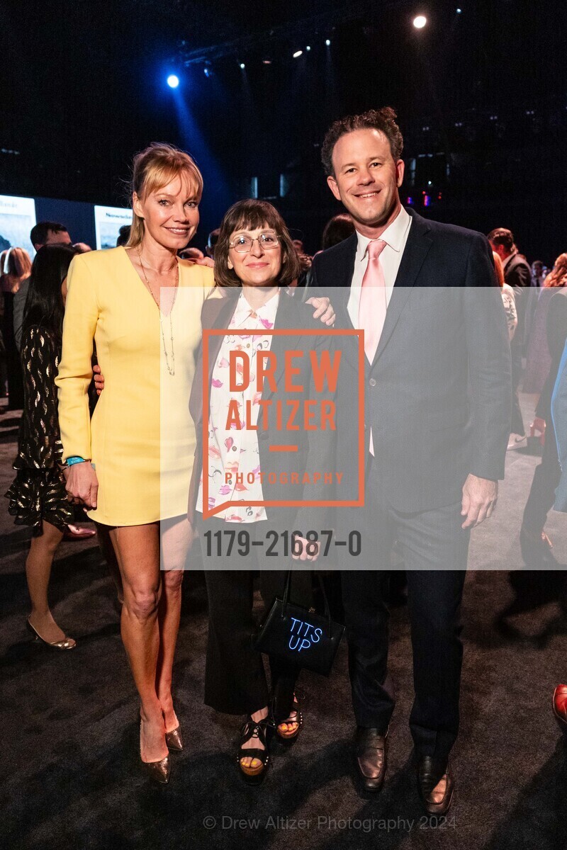 Anja Manuel, Sarah Thornton, Greg Manuel, Tipping Point Benefit 2024, San Francisco Armory, May 2nd, 2024, Photo #1179-21687-0 Anja Manuel, Sarah Thornton, Greg Manuel, Photo #1179-21687-0