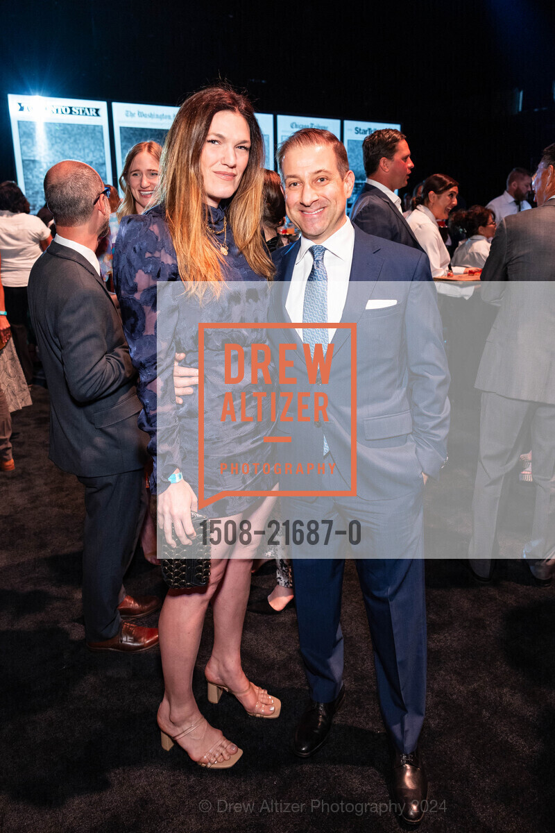 Melissa Blaustein, David Saxe, Tipping Point Benefit 2024, San Francisco Armory, May 2nd, 2024, Photo #1508-21687-0 Melissa Blaustein, David Saxe, Photo #1508-21687-0