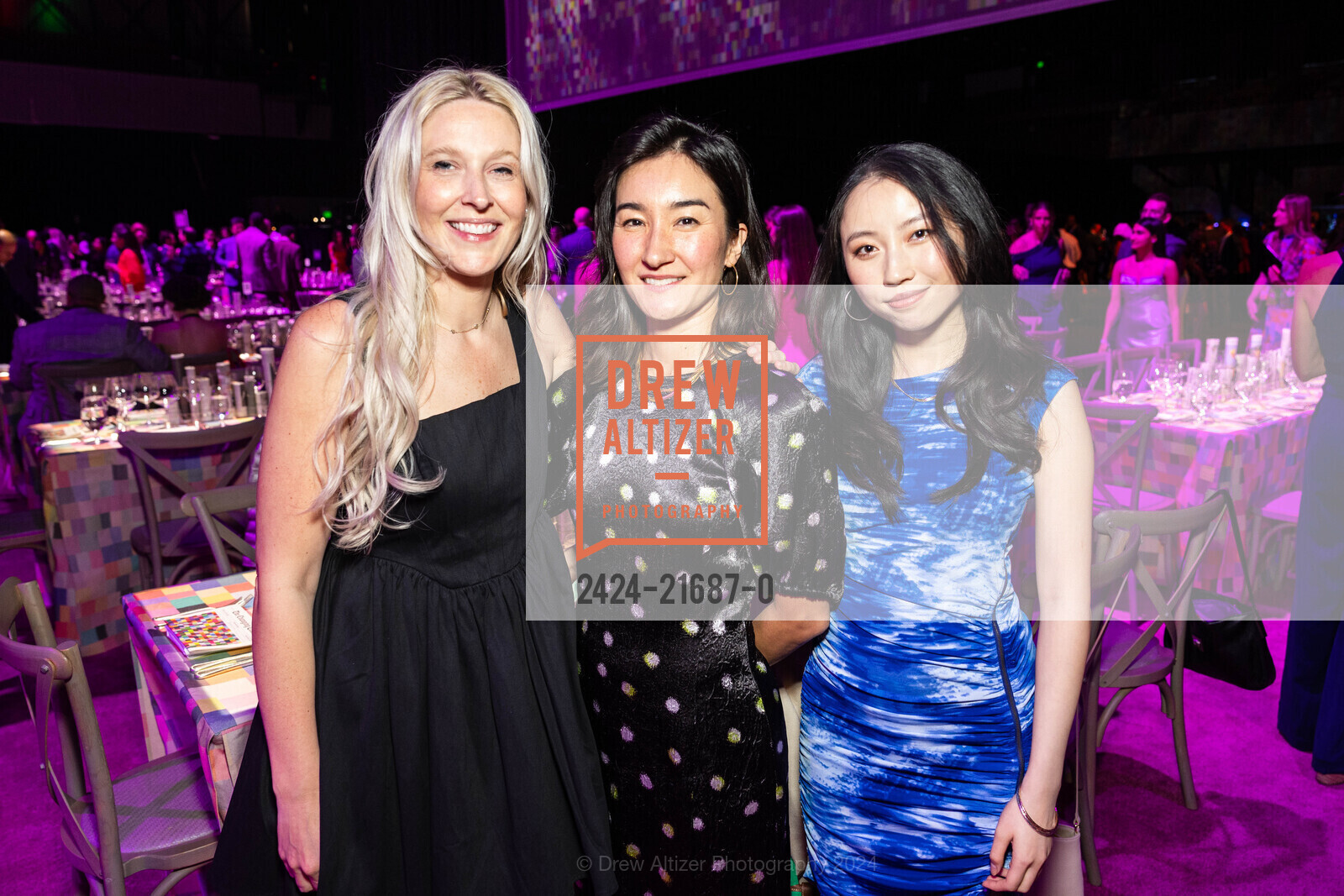 Kristin McCann, Yumi Lifer, Holly Wong, Tipping Point Benefit 2024, San Francisco Armory, May 2nd, 2024, Photo #2424-21687-0 Kristin McCann, Yumi Lifer, Holly Wong, Photo #2424-21687-0