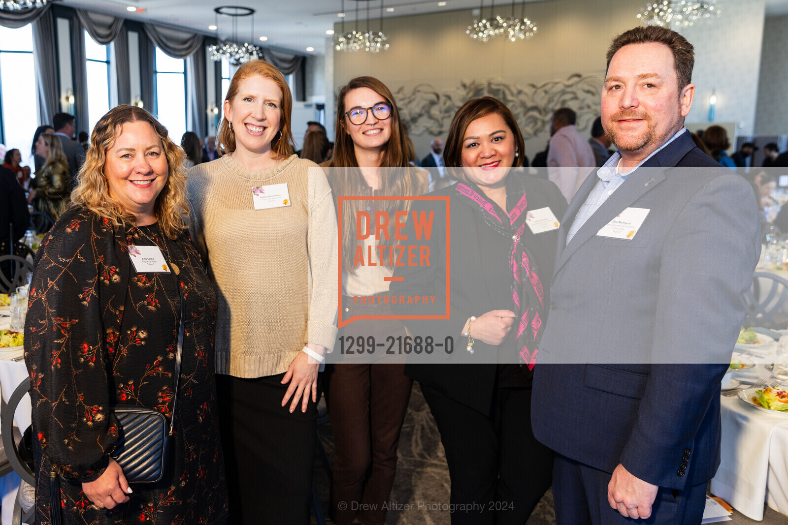 Amy Cacho, Ashley Gochnauer, Kendall Hanson, Ben Malmquist, Union Square Alliance Luncheon, The Westin St. Francis San Francisco on Union Square, Golden Gate Room. 335 Powell St, SF, CA 94102 US, May 3rd, 2024, Photo #1299-21688-0 Amy Cacho, Ashley Gochnauer, Kendall Hanson, Ben Malmquist, Photo #1299-21688-0