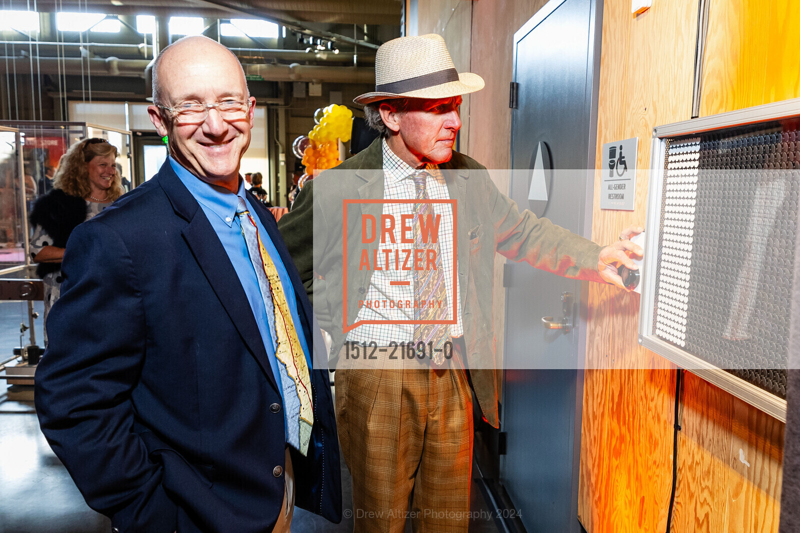 Paul Titterton, John McMurtry, The Exploratorium's PHENOMENA(L) BALL 2024, The Exploratorium. Pier 15, San Francisco, CA 94111 US, May 3rd, 2024, Photo #1512-21691-0 Paul Titterton, John McMurtry, Photo #1512-21691-0