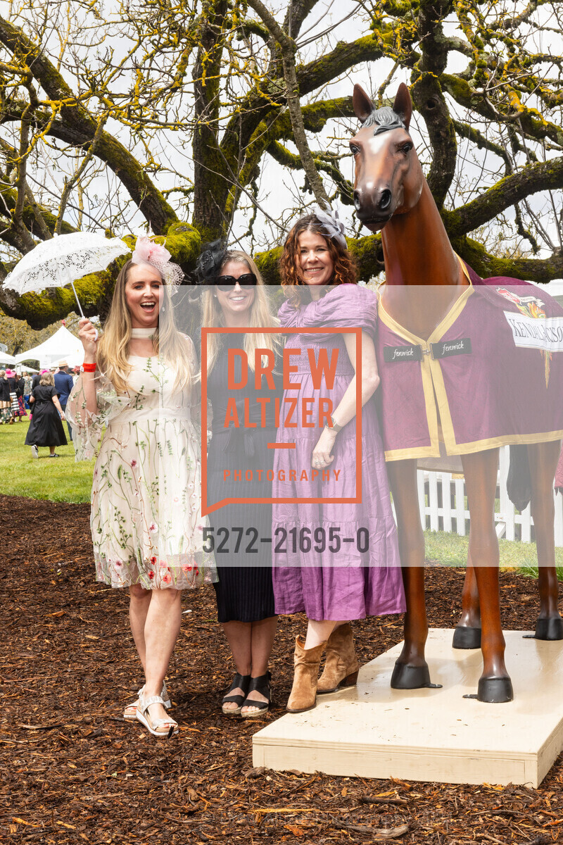 Amanda Taggart, Holly Ko, Celia Becker, Kendall Jackson's 2023 Kentucky Derby Party, Kendall-Jackson Wine Estate & Gardens. 5007 Fulton Rd, Santa Rosa, CA 95403 US, May 4th, 2024, Photo #5272-21695-0 Amanda Taggart, Holly Ko, Celia Becker, Photo #5272-21695-0