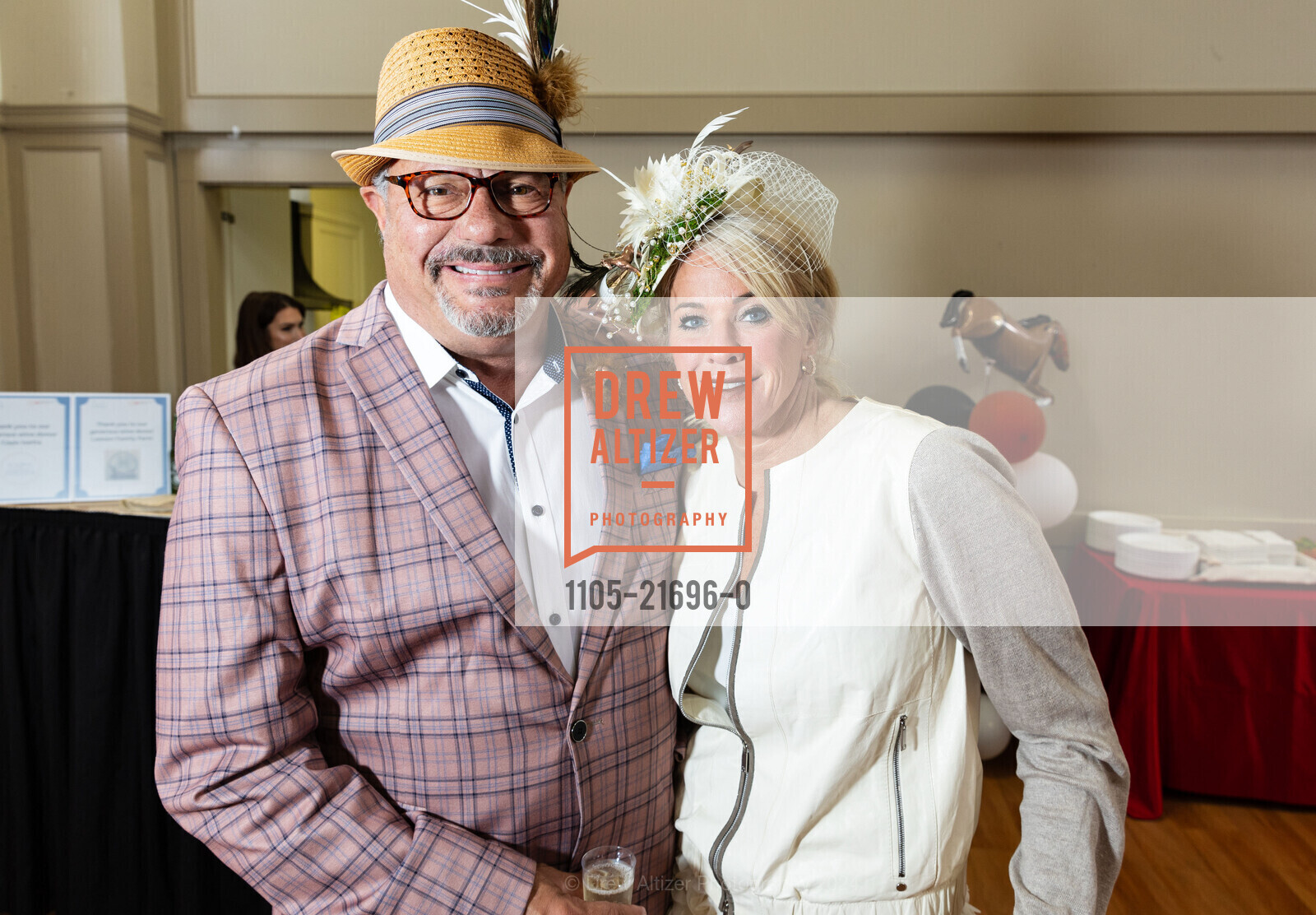 Tom Bowen, Kim House, Catholic Charities Kentucky Derby Day, St. Vincent’s School for Boys | Catholic Charities. 1 St Vincent Dr, San Rafael, CA 94903, United States, May 4th, 2024, Photo #1105-21696-0 Tom Bowen, Kim House, Photo #1105-21696-0