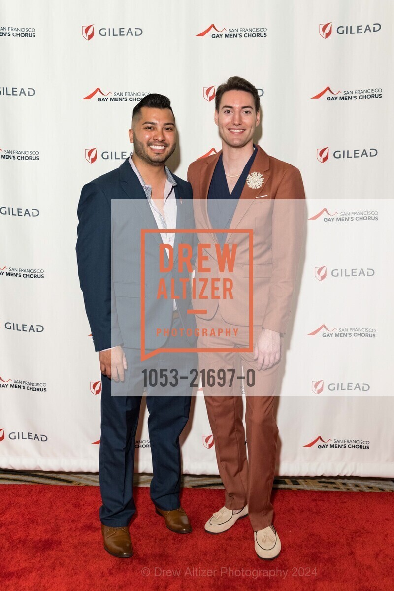 Raymond Gonzalez, Andrew Geurkink, SF Gay Men's Chorus CRESCENDO GALA, The Westin St. Francis San Francisco on Union Square. 335 Powell St, San Francisco, CA 94102, United States, May 4th, 2024, Photo #1053-21697-0 Raymond Gonzalez, Andrew Geurkink, Photo #1053-21697-0