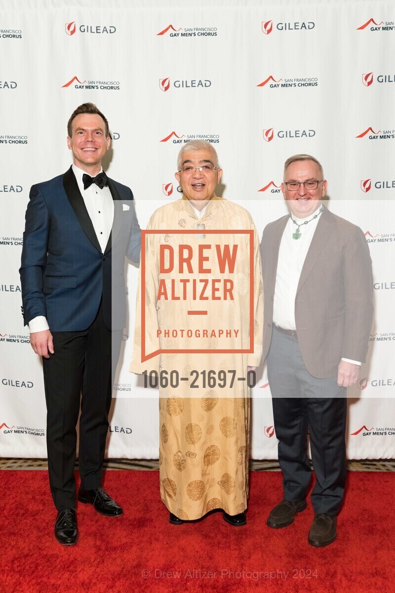 Jacob Stensberg, Terrence D. Chan, Edward Sell, SF Gay Men's Chorus CRESCENDO GALA, The Westin St. Francis San Francisco on Union Square. 335 Powell St, San Francisco, CA 94102, United States, May 4th, 2024, Photo #1060-21697-0 Jacob Stensberg, Terrence D. Chan, Edward Sell, Photo #1060-21697-0