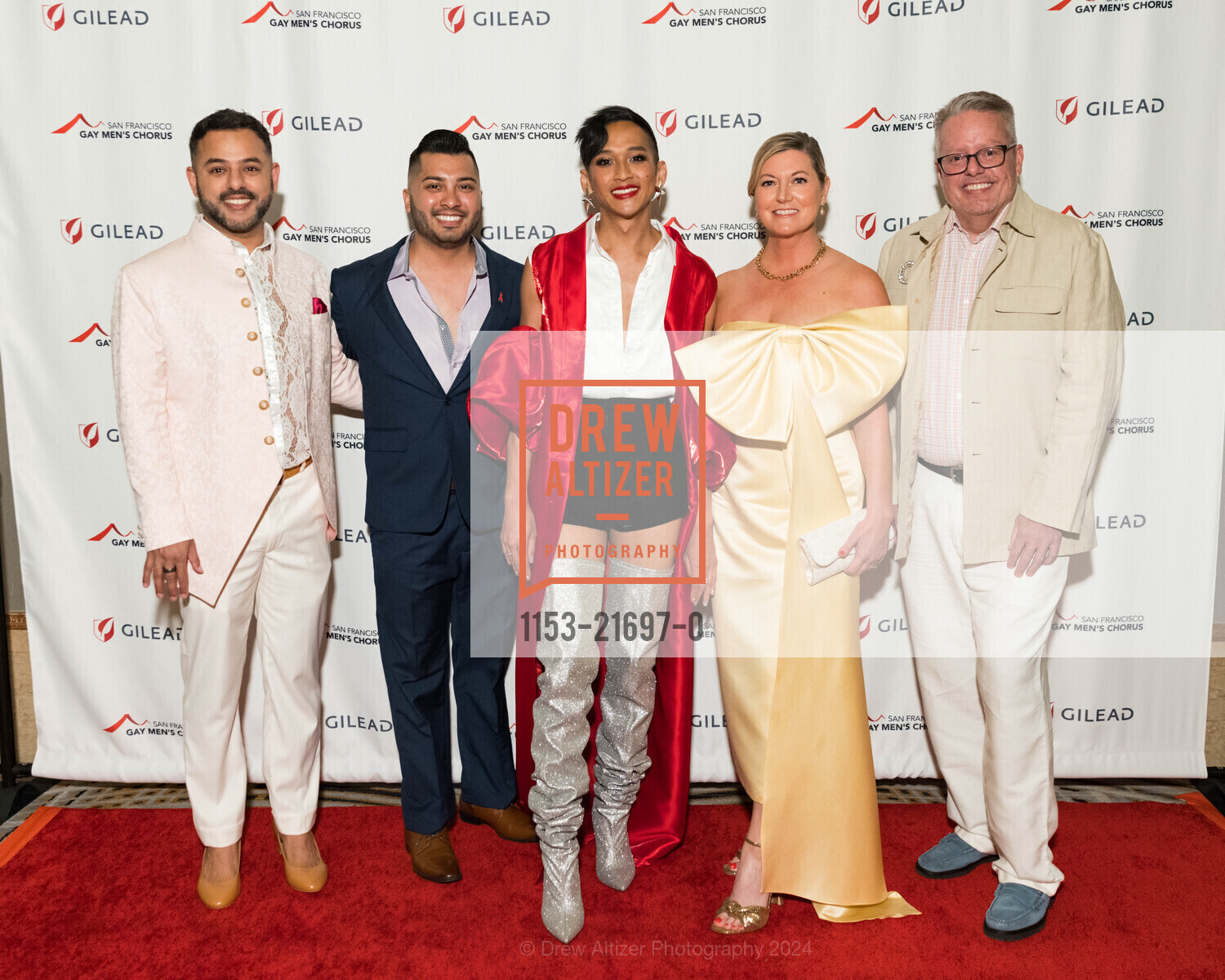 Udit Sood, Raymond Gonzalez, Sally Kay, Craig Matthews, SF Gay Men's Chorus CRESCENDO GALA, The Westin St. Francis San Francisco on Union Square. 335 Powell St, San Francisco, CA 94102, United States, May 4th, 2024, Photo #1153-21697-0 Udit Sood, Raymond Gonzalez, Sally Kay, Craig Matthews, Photo #1153-21697-0