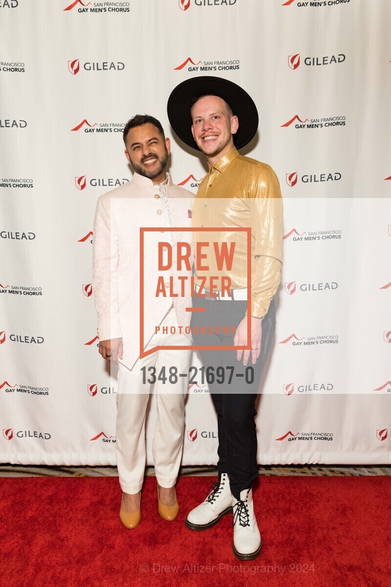 Udit Sood, Andrew Ryan Hall, SF Gay Men's Chorus CRESCENDO GALA, The Westin St. Francis San Francisco on Union Square. 335 Powell St, San Francisco, CA 94102, United States, May 4th, 2024, Photo #1348-21697-0 Udit Sood, Andrew Ryan Hall, Photo #1348-21697-0