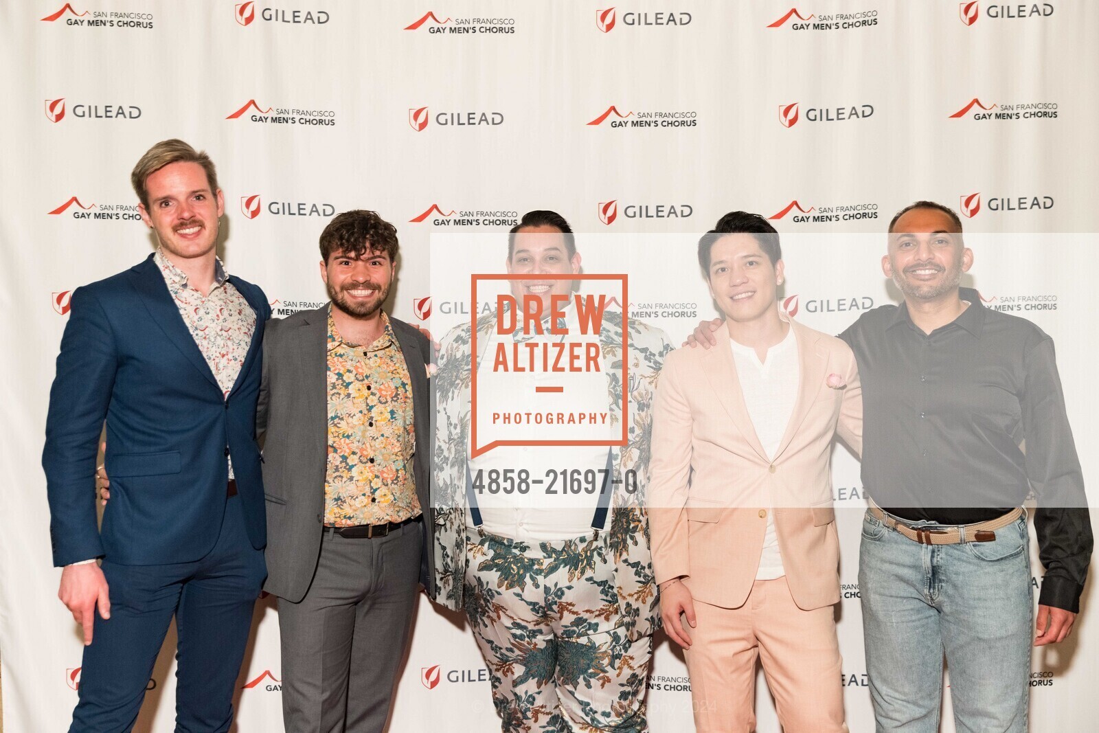 Michael Lepage, Jason Foster, Randy Acosta, Kevin Fung, SF Gay Men's Chorus CRESCENDO GALA, The Westin St. Francis San Francisco on Union Square. 335 Powell St, San Francisco, CA 94102, United States, May 4th, 2024, Photo #4858-21697-0 Michael Lepage, Jason Foster, Randy Acosta, Kevin Fung, Photo #4858-21697-0