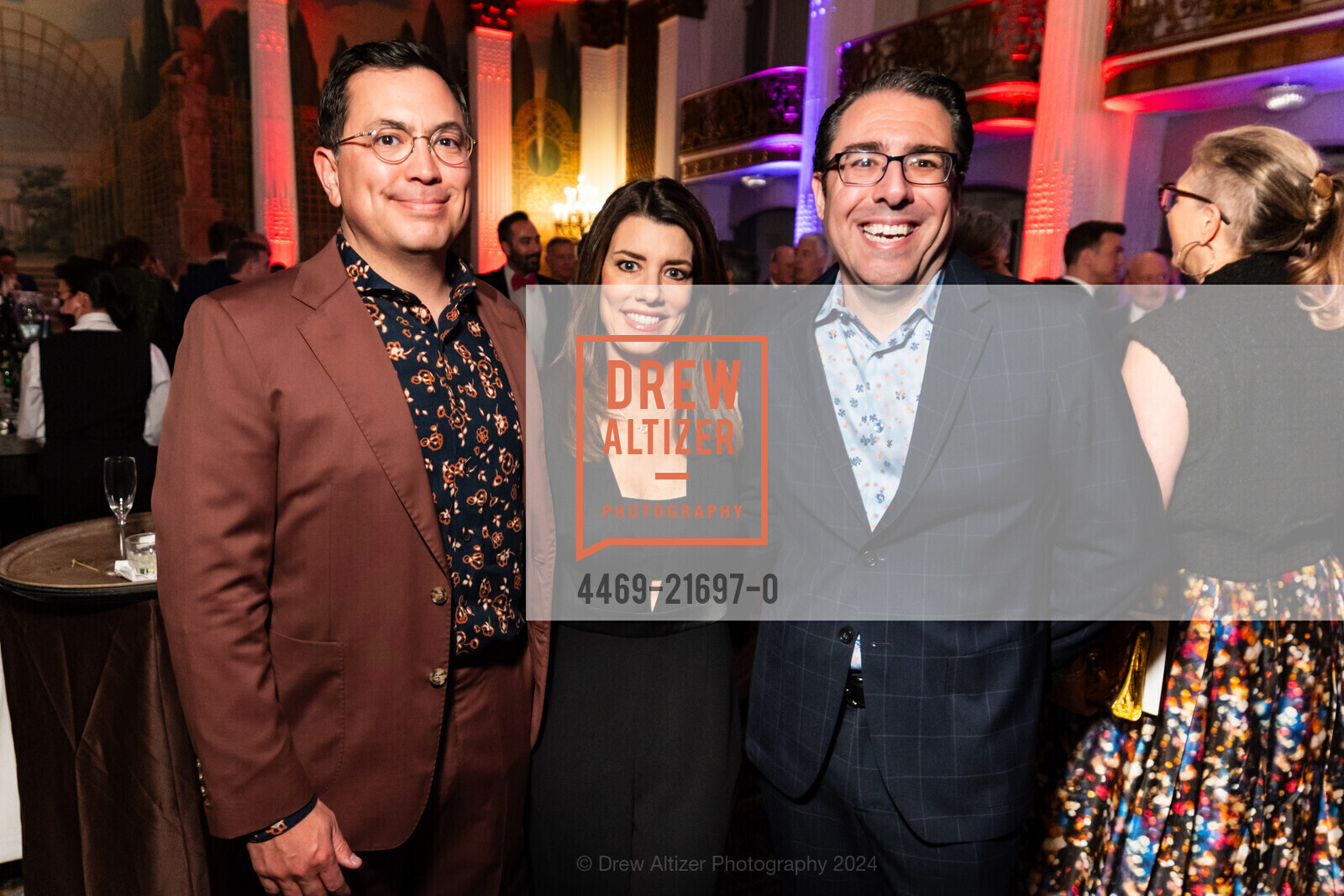 David Noyola, Catherine Stefani, Jason Pellegrini, SF Gay Men's Chorus CRESCENDO GALA, The Westin St. Francis San Francisco on Union Square. 335 Powell St, San Francisco, CA 94102, United States, May 4th, 2024, Photo #4469-21697-0 David Noyola, Catherine Stefani, Jason Pellegrini, Photo #4469-21697-0