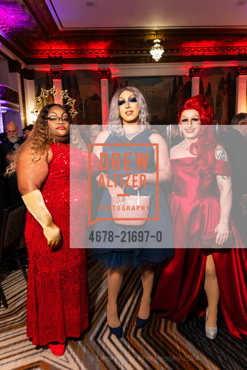 Peaches And Dream, Dannika Monroe, Ayden Shupe, SF Gay Men's Chorus CRESCENDO GALA, The Westin St. Francis San Francisco on Union Square. 335 Powell St, San Francisco, CA 94102, United States, May 4th, 2024, Photo #4678-21697-0 Peaches And Dream, Dannika Monroe, Ayden Shupe, Photo #4678-21697-0