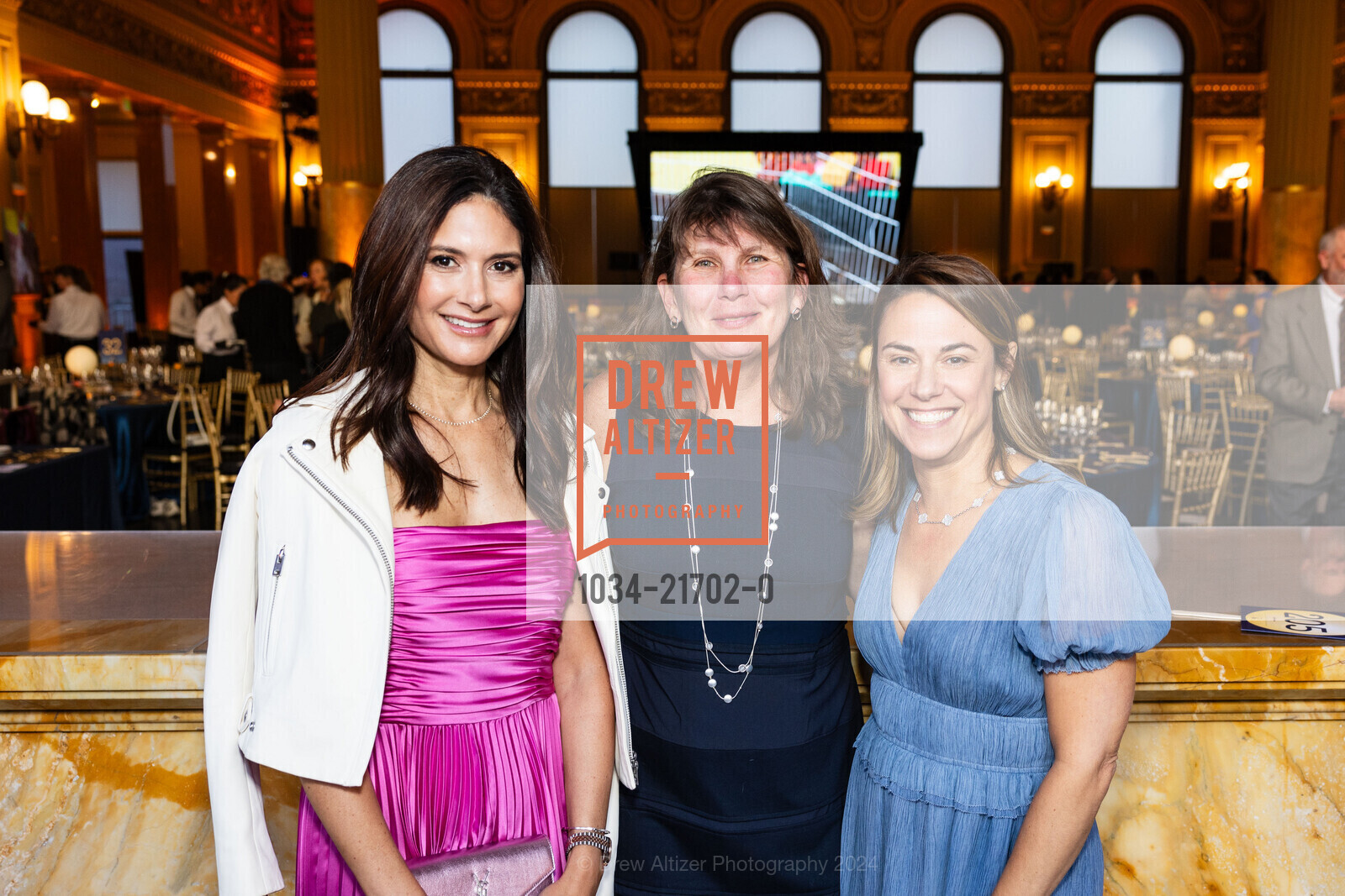 Lisa Pearson, Erica Kisch, Lauren Kowal, Compass Family Services Gala 2024, The Hibernia. 1 Jones St, San Francisco, CA 94102, May 7th, 2024, Photo #1034-21702-0 Lisa Pearson, Erica Kisch, Lauren Kowal, Photo #1034-21702-0