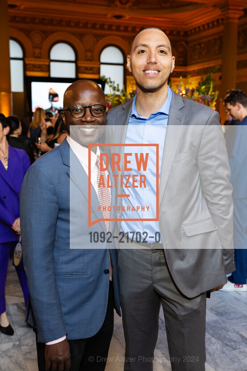 Kimathi Marangu, Adam Tait, Compass Family Services Gala 2024, The Hibernia. 1 Jones St, San Francisco, CA 94102, May 7th, 2024, Photo #1092-21702-0 Kimathi Marangu, Adam Tait, Photo #1092-21702-0