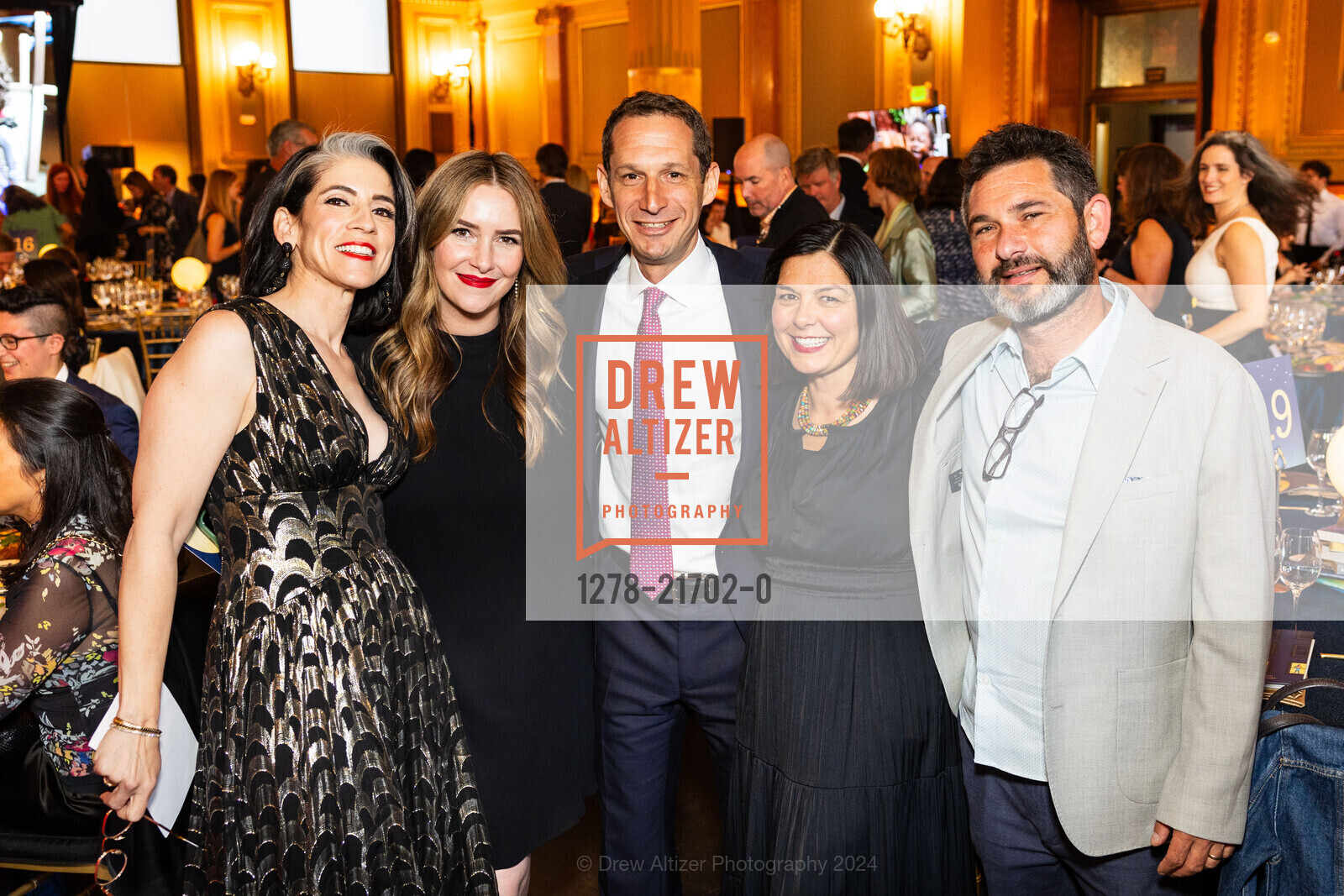 Jennifer Pitts, Jaime Law, Daniel Lurie, Joshua Steinberger, Compass Family Services Gala 2024, The Hibernia. 1 Jones St, San Francisco, CA 94102, May 7th, 2024, Photo #1278-21702-0 Jennifer Pitts, Jaime Law, Daniel Lurie, Joshua Steinberger, Photo #1278-21702-0