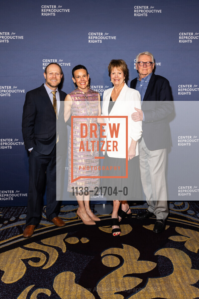 David Moren, Tracy Moren, Bonnie Moren, Barry Moren, Center for Reproductive Rights San Francisco Benefit 2024, Fairmont San Francisco. 950 Mason St, SF, CA 94108 US, May 8th, 2024, Photo #1138-21704-0 David Moren, Tracy Moren, Bonnie Moren, Barry Moren, Photo #1138-21704-0