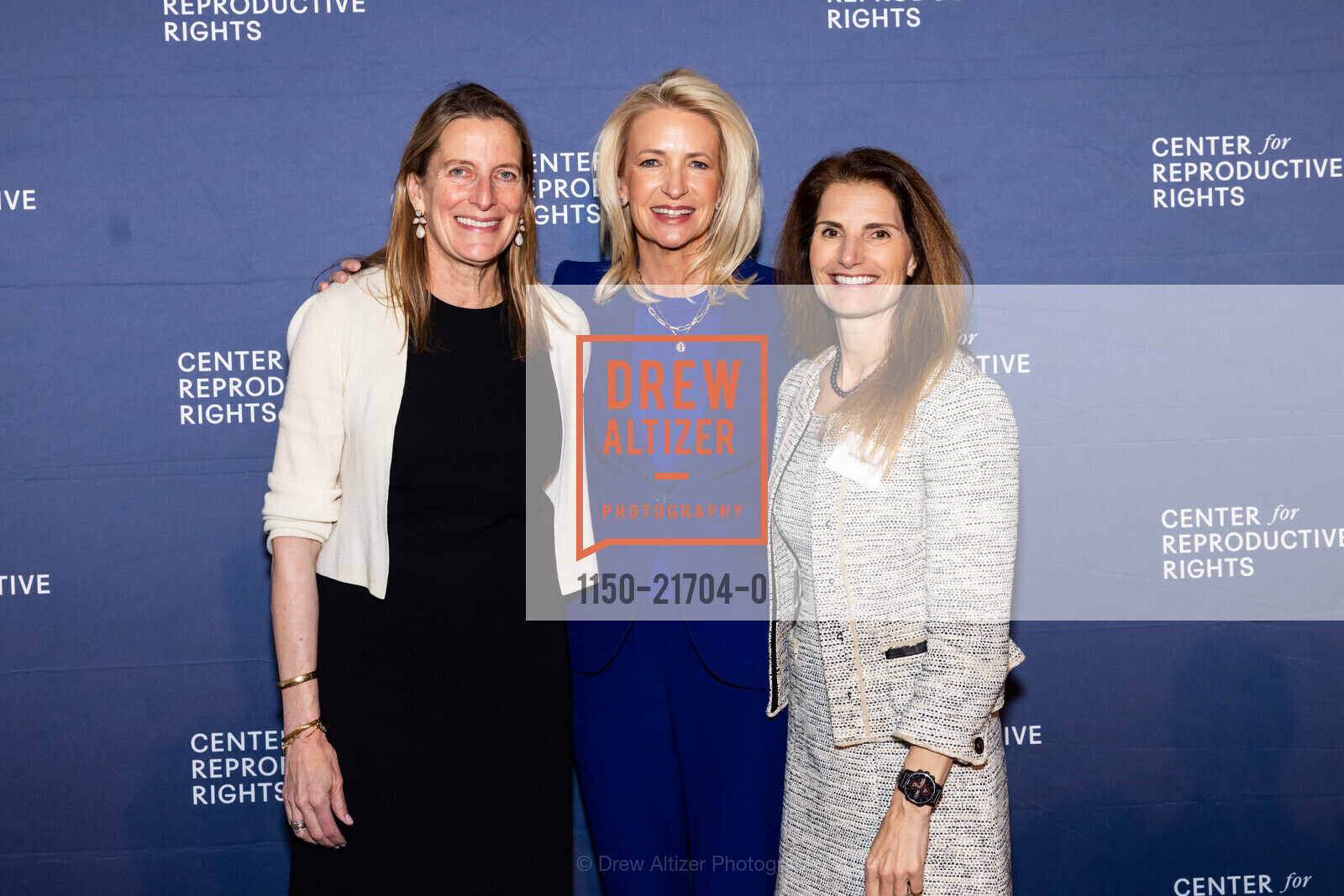 Louisa Ritter, Amy Metzler Ritter, Anita Demas, Center for Reproductive Rights San Francisco Benefit 2024, Fairmont San Francisco. 950 Mason St, SF, CA 94108 US, May 8th, 2024, Photo #1150-21704-0 Louisa Ritter, Amy Metzler Ritter, Anita Demas, Photo #1150-21704-0