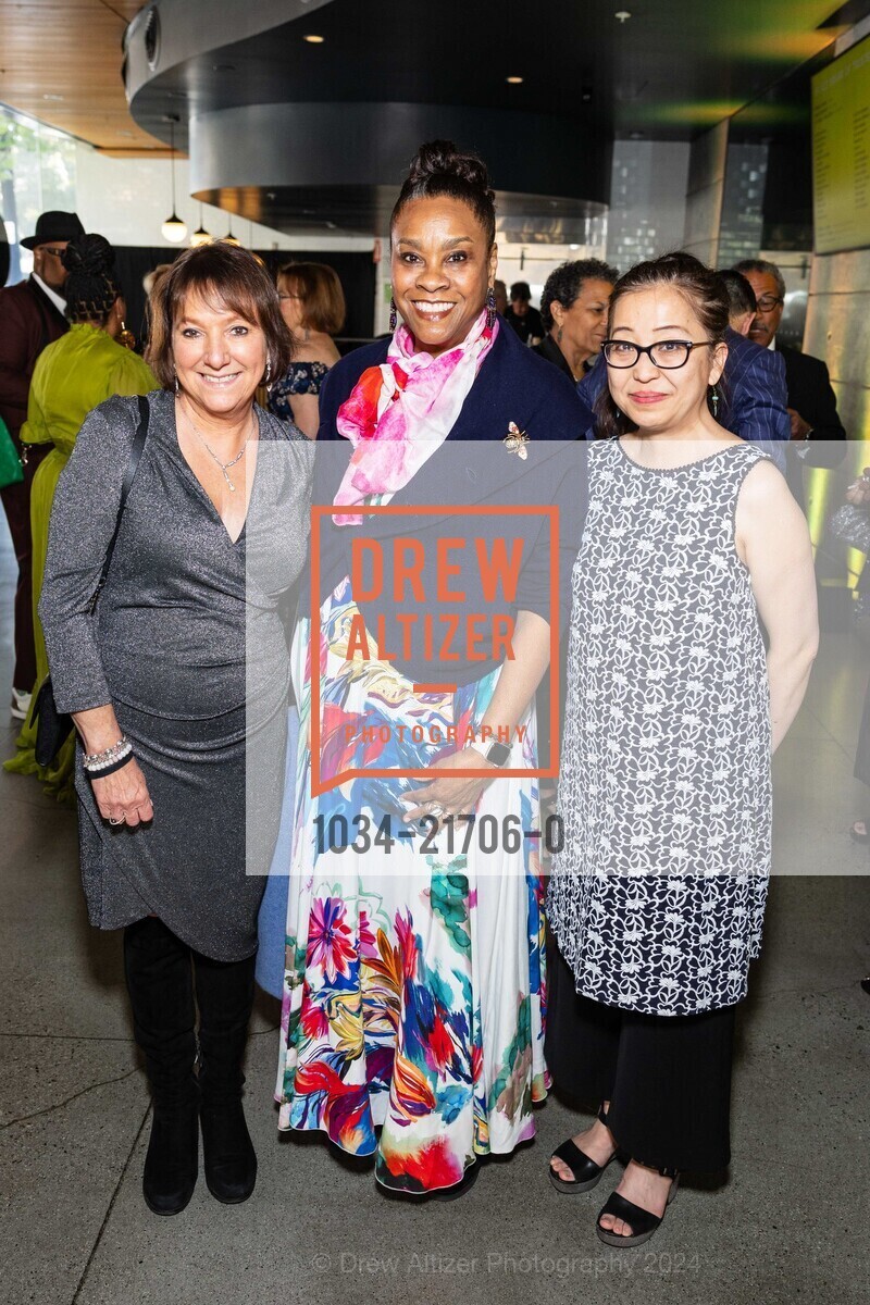 Lily Schwartz, Nashormeh Lindo, Yafonne Chen, SFJAZZ Gala 2024 Honoring Patti Austin, SFJAZZ. 201 Franklin St, San Francisco, CA 94102, United States, May 9th, 2024, Photo #1034-21706-0 Lily Schwartz, Nashormeh Lindo, Yafonne Chen, Photo #1034-21706-0