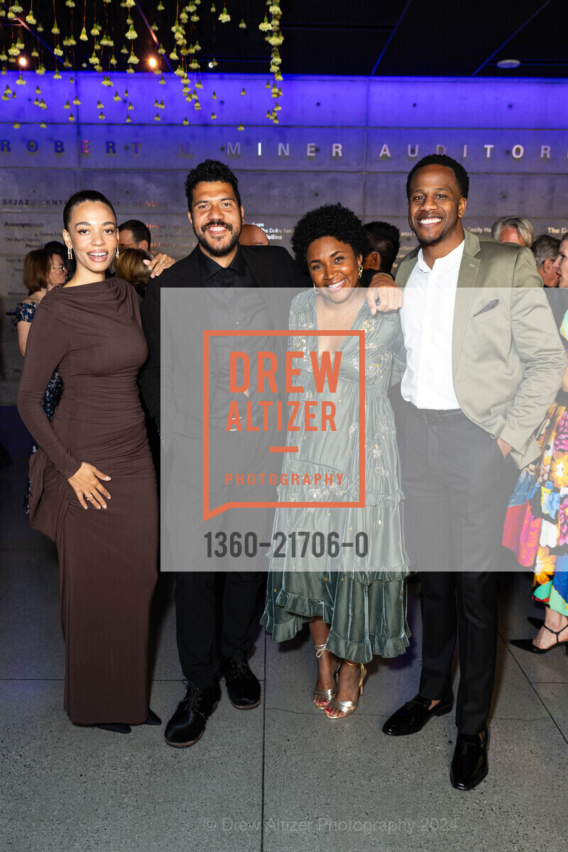 Aurora James, Benjamin Bronfman, Alisa Carmichael, Brian Carmichael, SFJAZZ Gala 2024 Honoring Patti Austin, SFJAZZ. 201 Franklin St, San Francisco, CA 94102, United States, May 9th, 2024, Photo #1360-21706-0 Aurora James, Benjamin Bronfman, Alisa Carmichael, Brian Carmichael, Photo #1360-21706-0