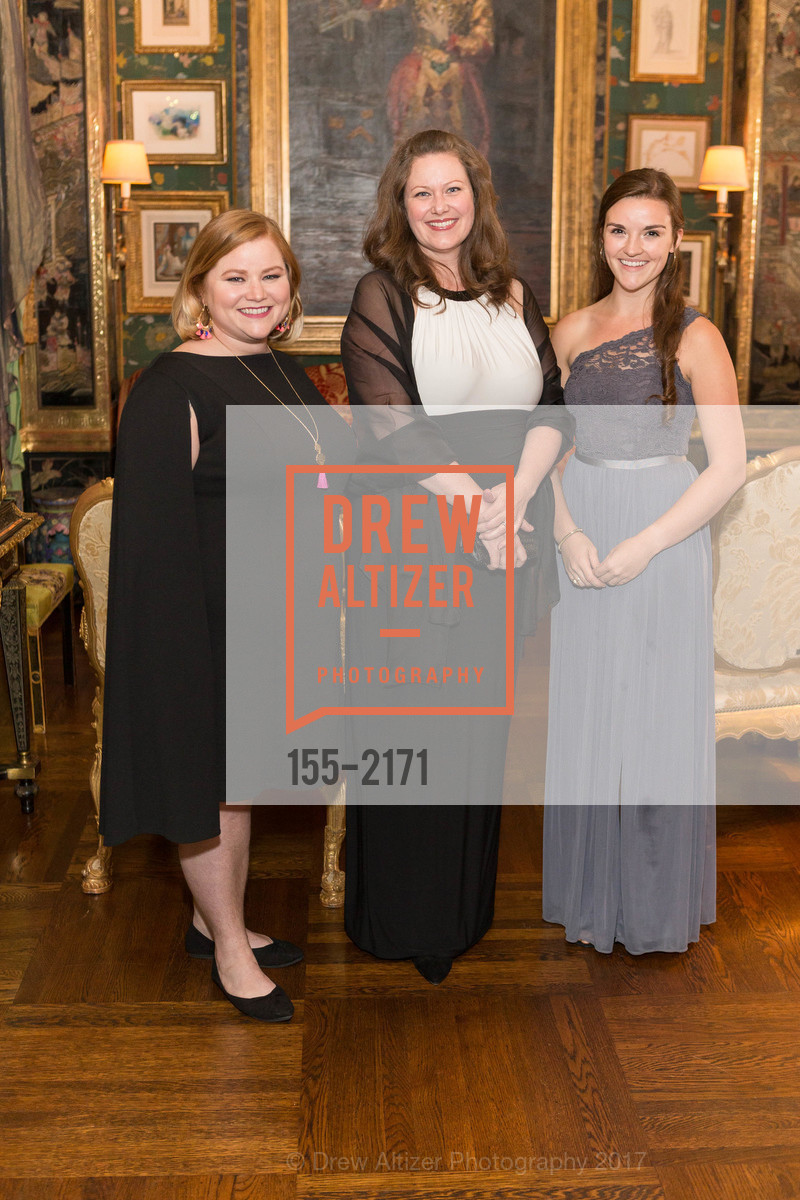 Emily Hannah, Tiffany Redman, Madeleine Tetsch, Gordon and Ann Getty Host Craig Slaight's Retirement from ACT, Private Residence, May 8th, 2017, Photo #155-2171 Emily Hannah, Tiffany Redman, Madeleine Tetsch, Photo #155-2171