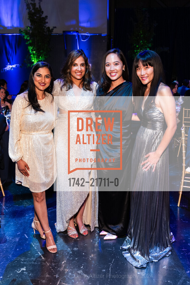 Parul Somani, Neha Jogani Narang, Emily Chen, Suzanne Kim, Boys and Girls Club of SF 2024 Gala, Don Fisher Clubhouse. 380 Fulton St, SF, CA 94102 US, May 11th, 2024, Photo #1742-21711-0 Parul Somani, Neha Jogani Narang, Emily Chen, Suzanne Kim, Photo #1742-21711-0