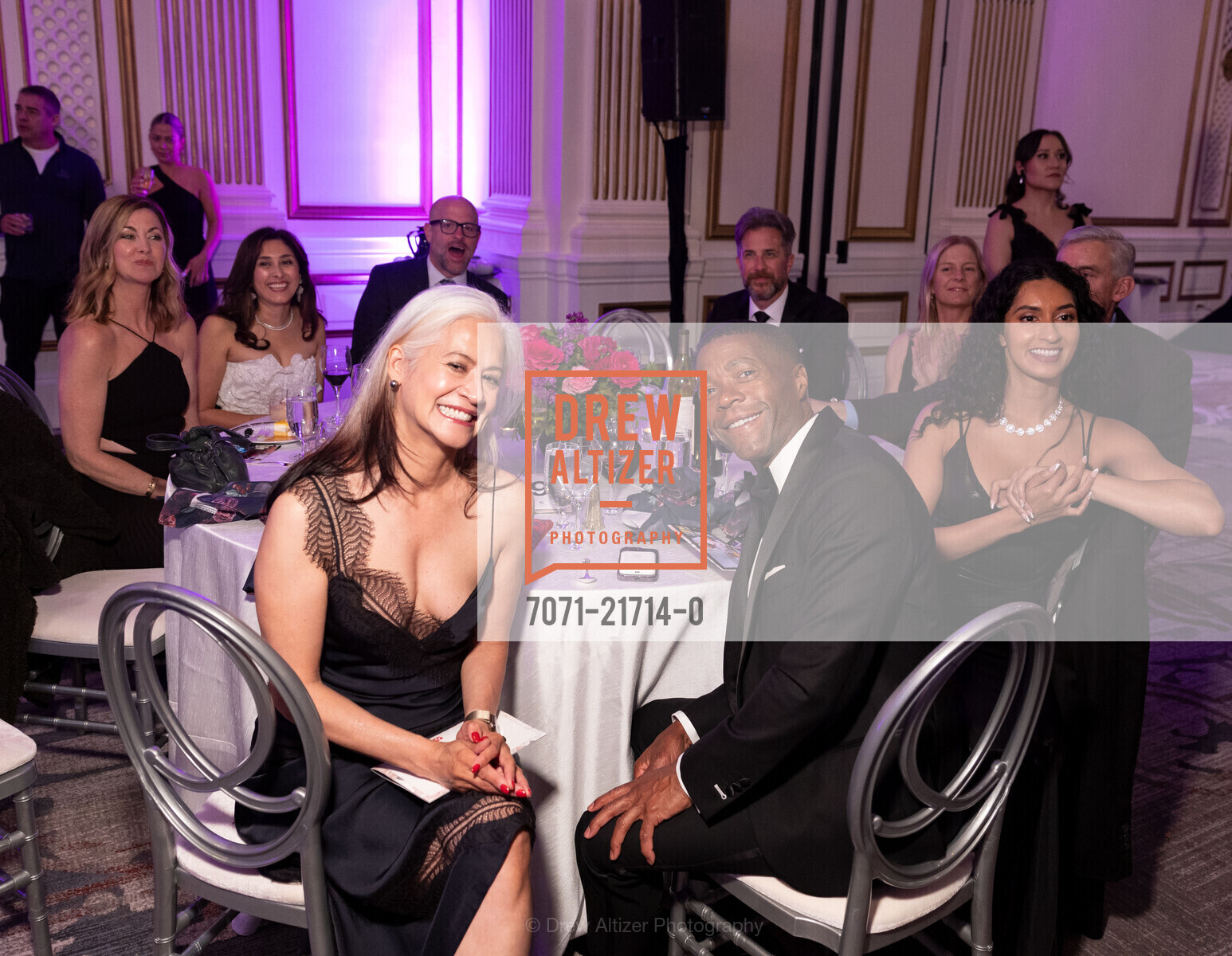 Tracy Nielsen, Derek Smith, Ashley Sidho, RAPHAEL HOUSE’S Black & White Gala, Palace Hotel, a Luxury Collection Hotel. 2 New Montgomery St, SF, CA 94105 US, Photo #7071-21714-0 Tracy Nielsen, Derek Smith, Ashley Sidho, Photo #7071-21714-0